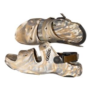 Men’s CROCS All Terrain Sandals Marbled 11